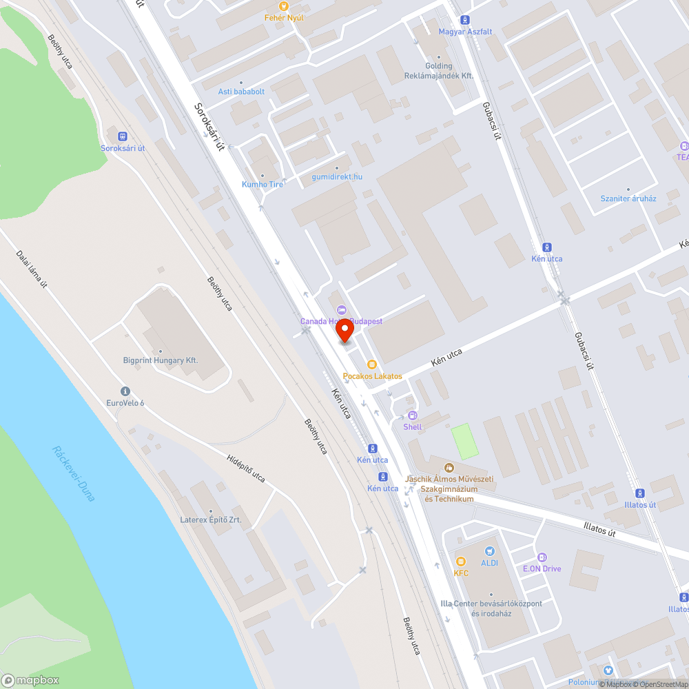 Soroksári út, Helsinki út fekete zsákos szemét bejelentés helye