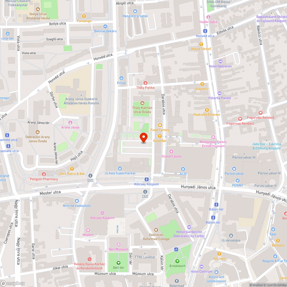 Roncs bejelentés helye