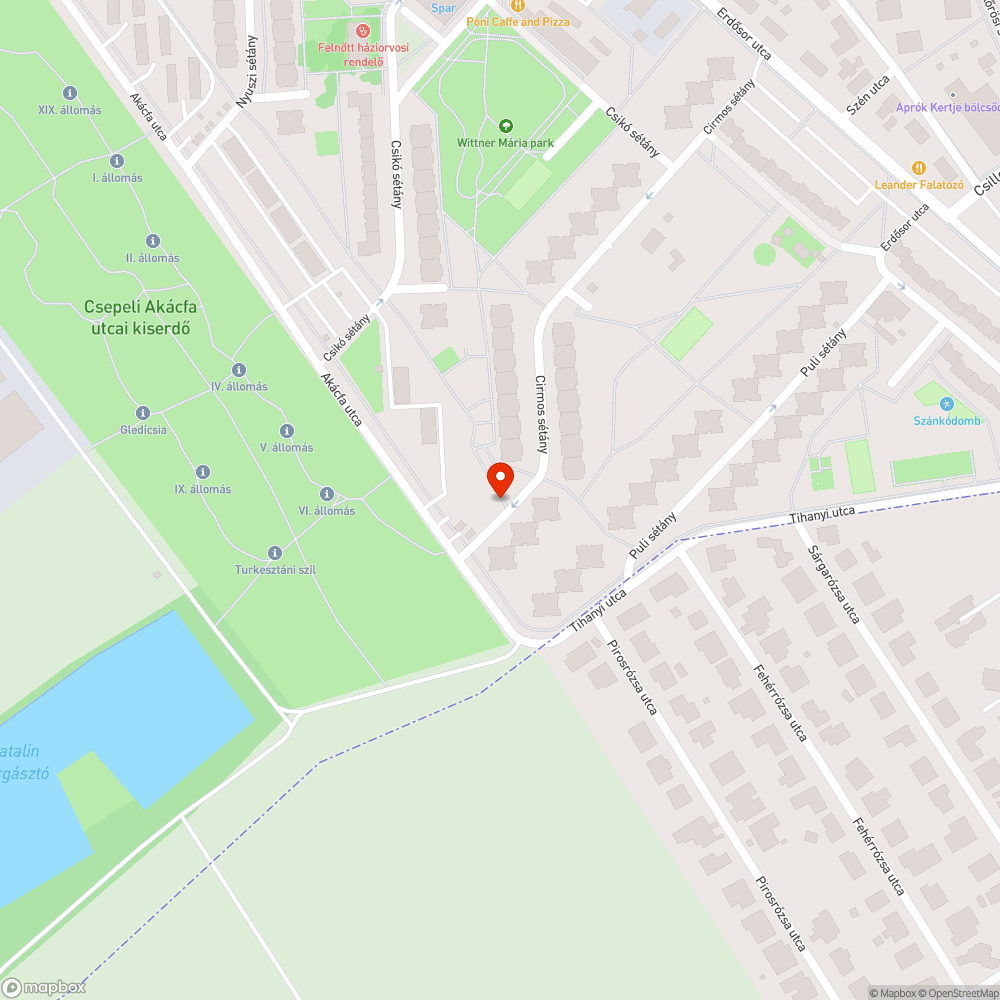 Nem működő lámpa bejelentés helye