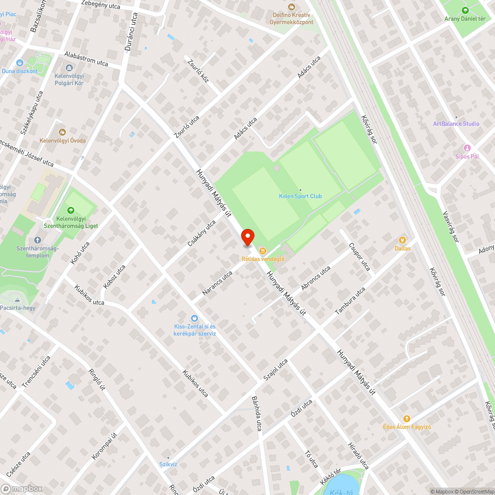 Letört ág a járda felett bejelentés helye