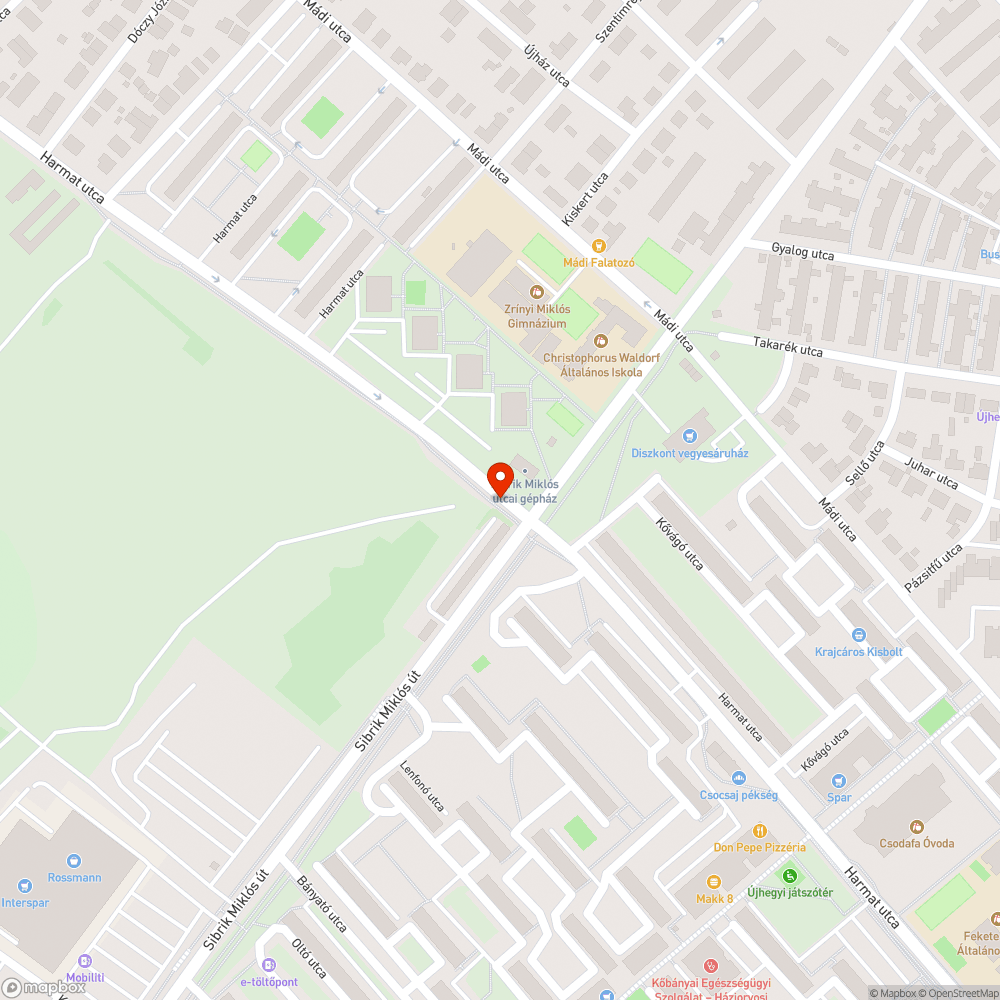 Egy kupac szemèt bejelentés helye