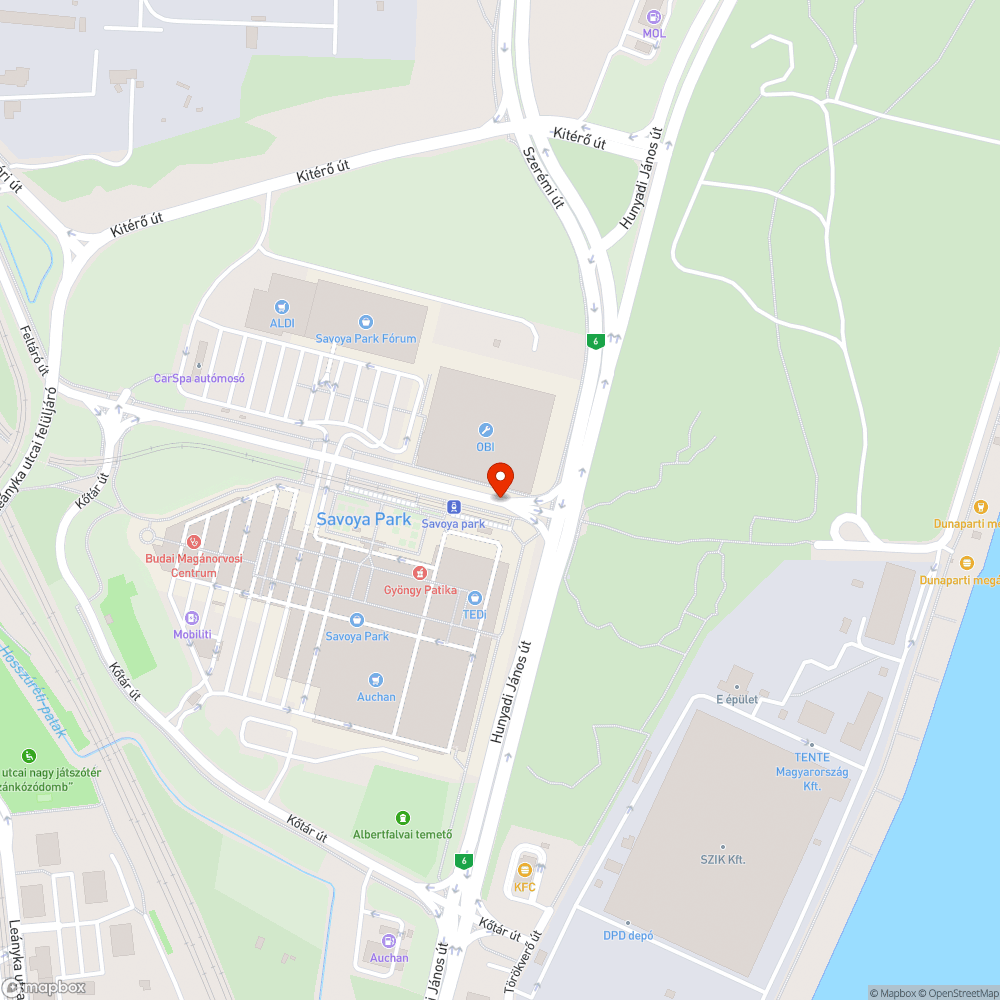 Hibás aszfaltburkolatok bejelentés helye