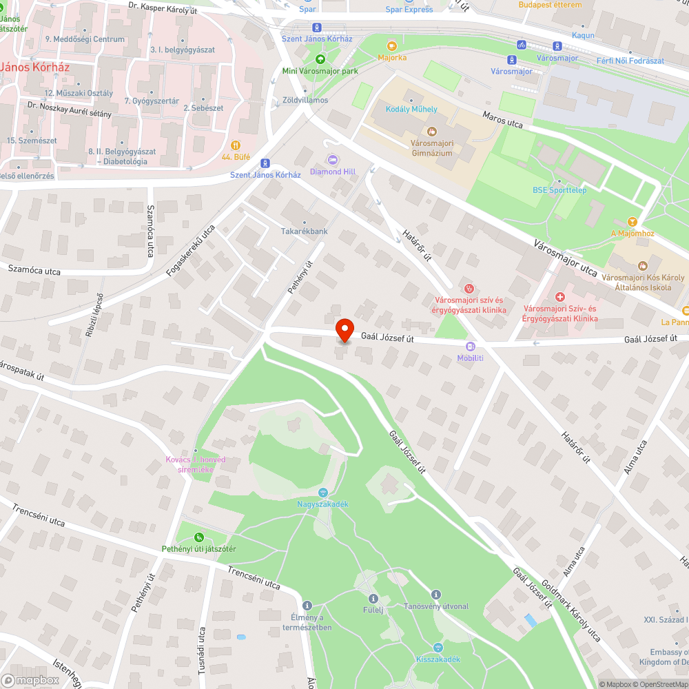 tűzcsap bejelentés helye