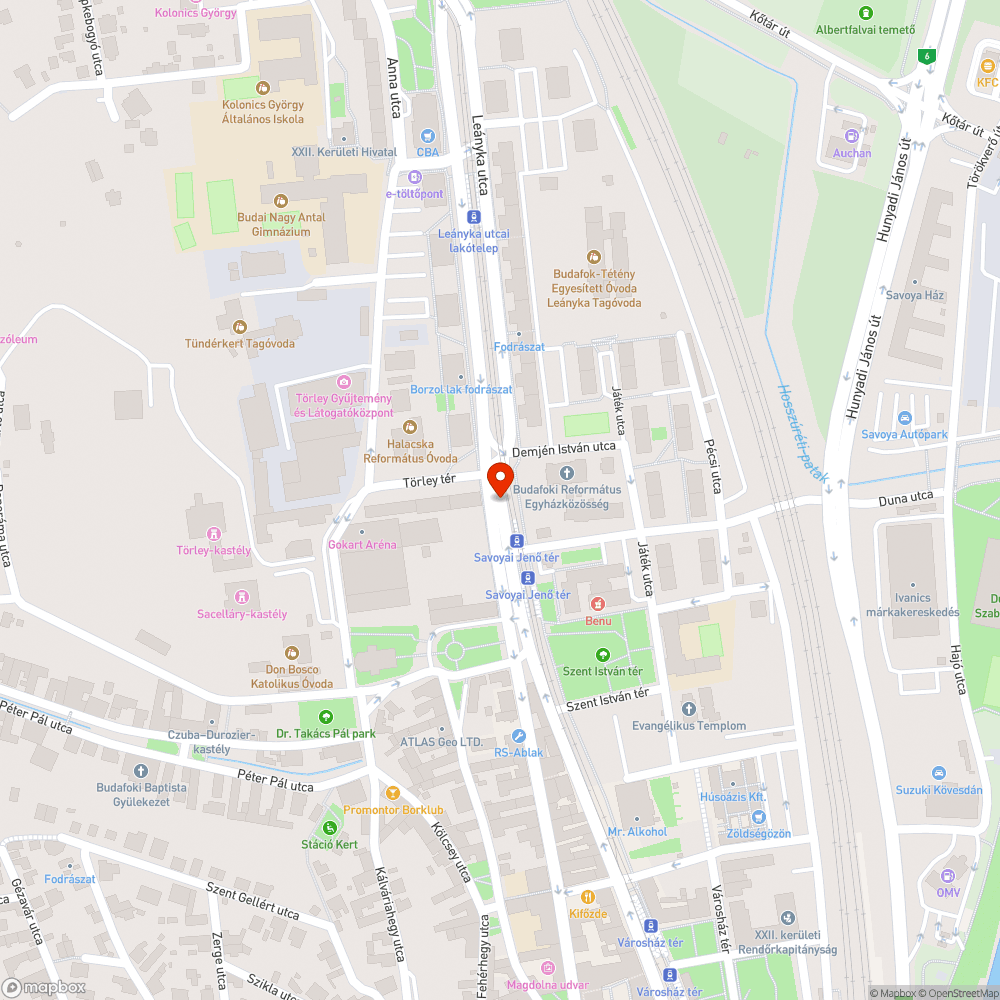 Lyukas az út bejelentés helye