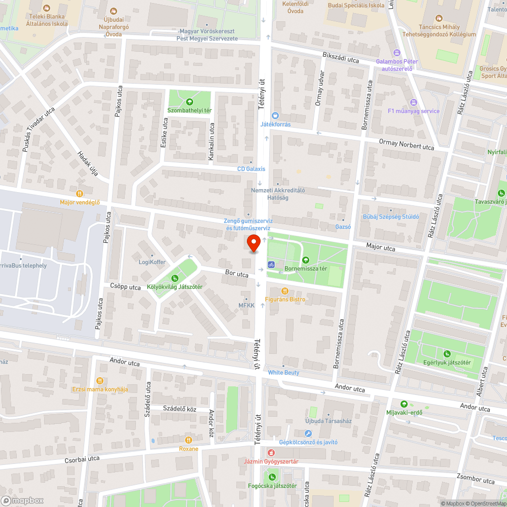 Gazos koszos busz megálló bejelentés helye