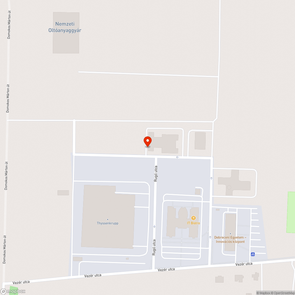 Leszakadt ágak az IT mögött bejelentés helye