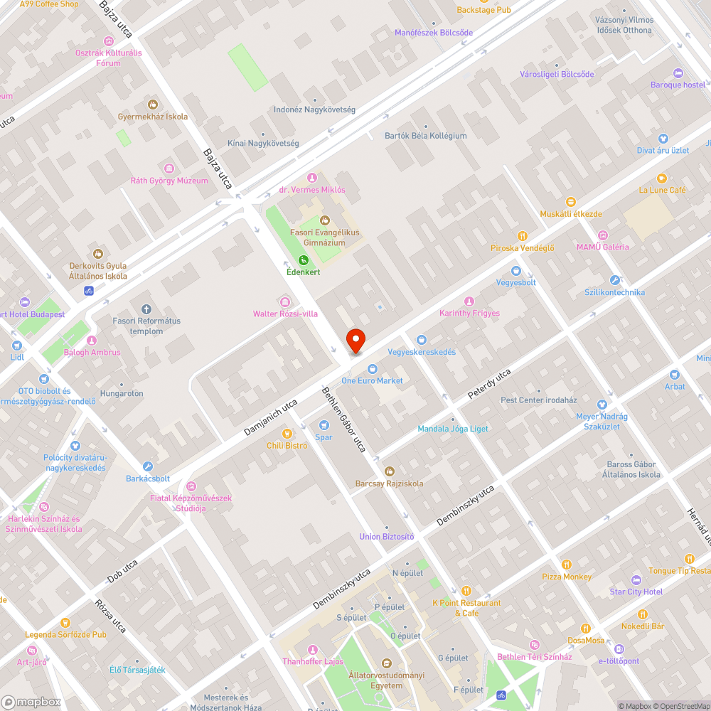 Matrac bejelentés helye