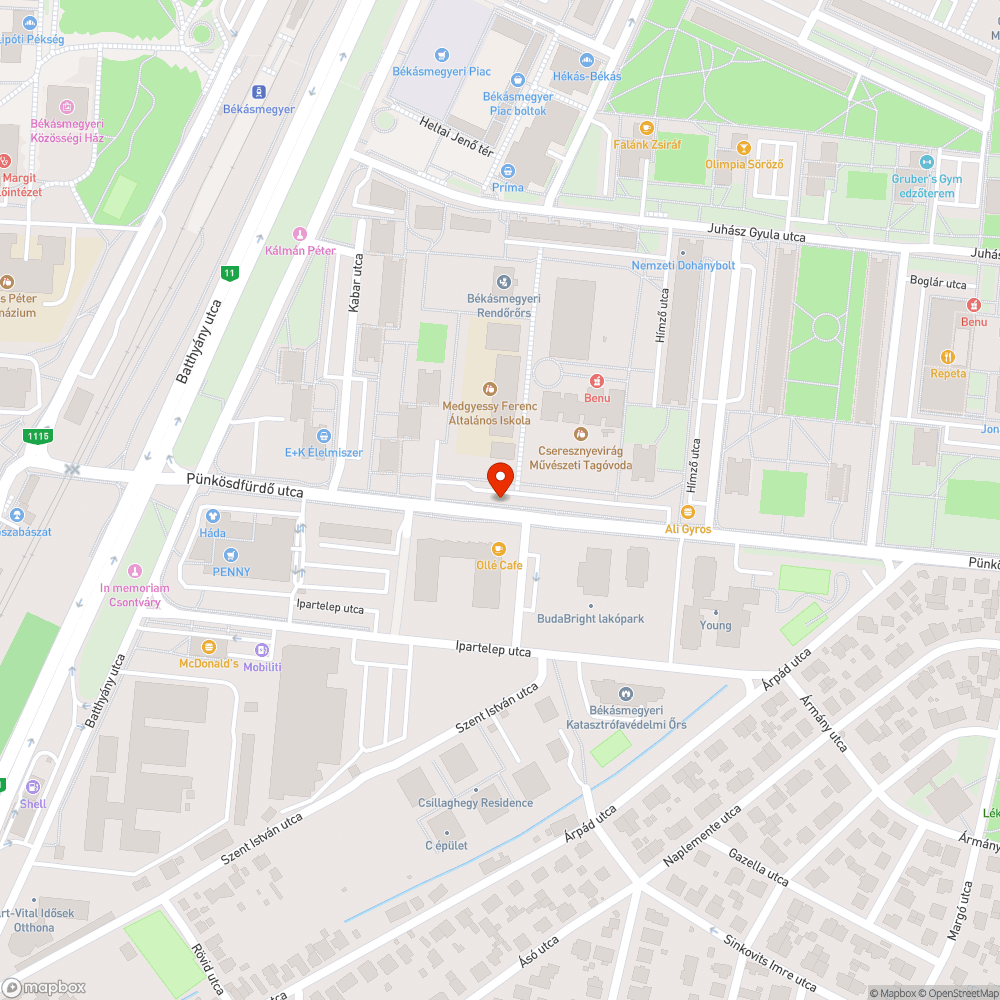 Eldugult víznyelő bejelentés helye