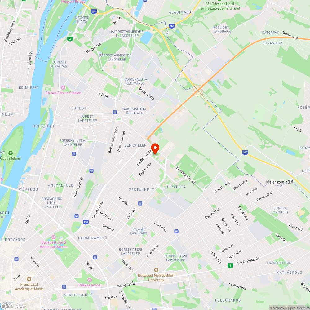 Szemét zöldterületen bejelentés helye