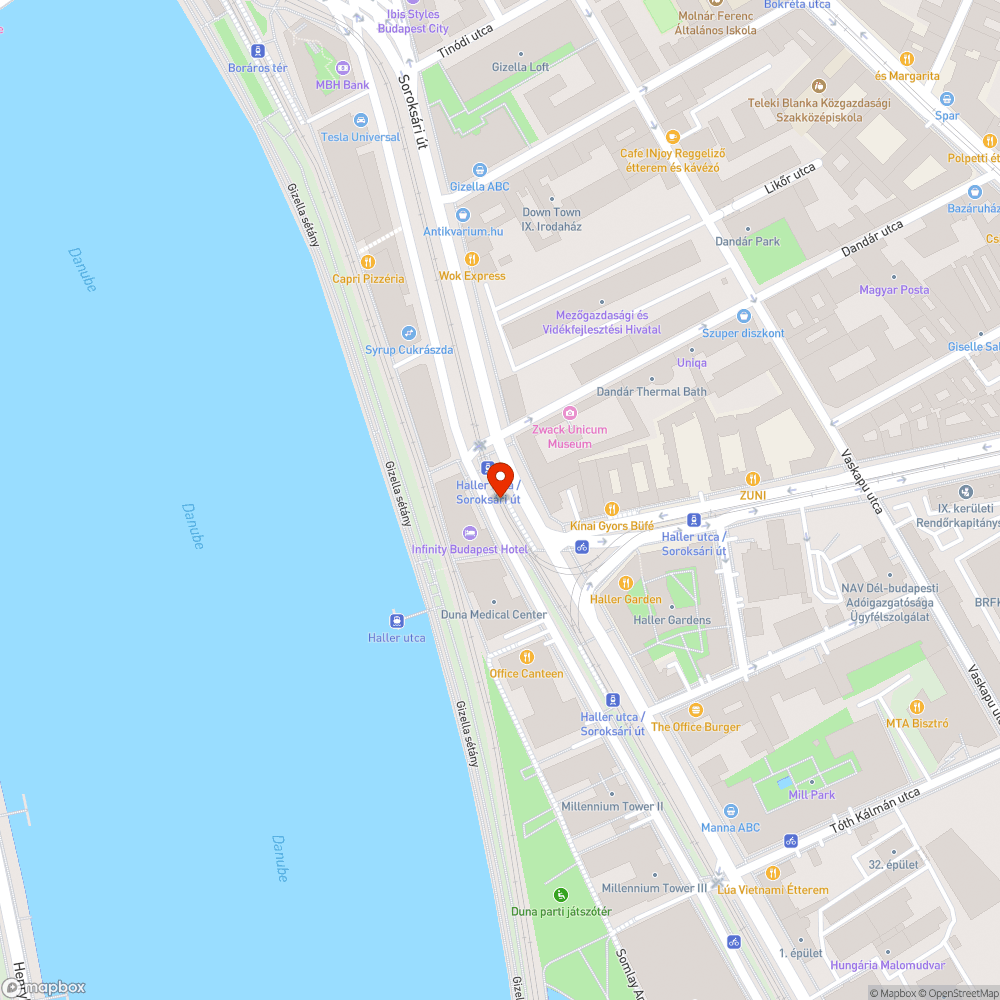 Haller delta, Soroksári úton obszcén graffiti bejelentés helye