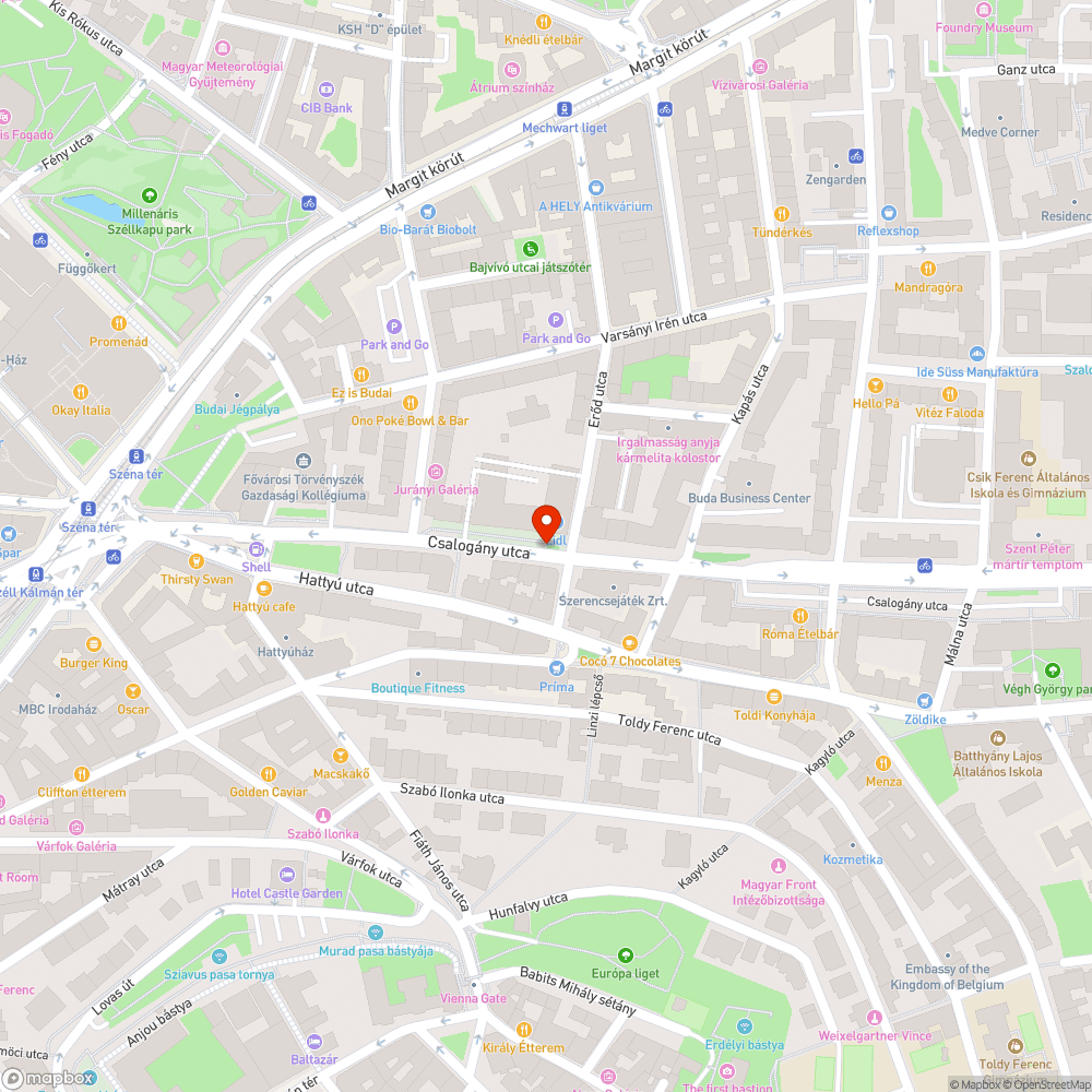 Zöldterületetek karbantartása bejelentés helye