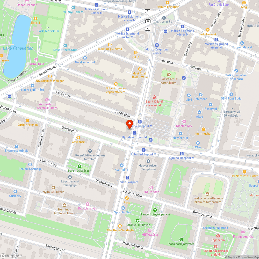 Balesetveszélyes járdaszakasz bejelentés helye