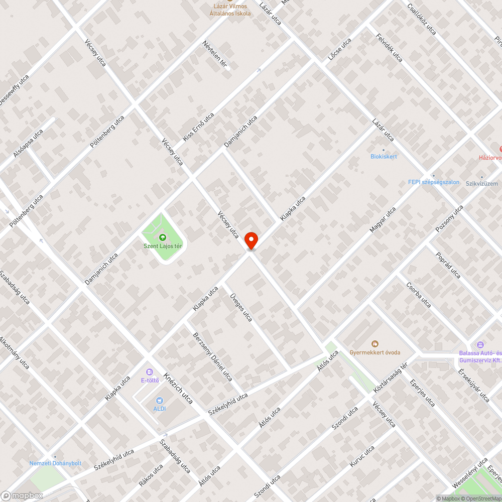 Karambolos autó bejelentés helye