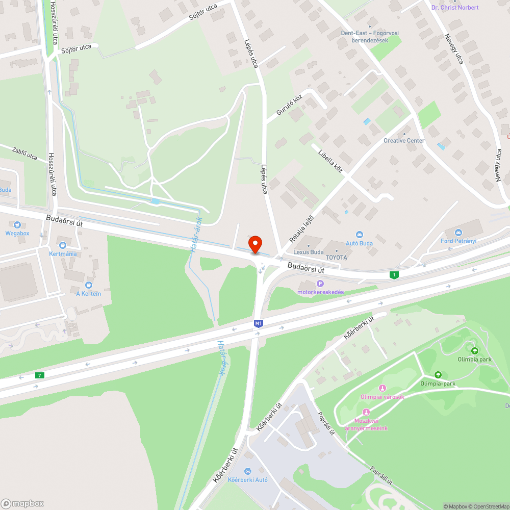 Csatornafedél buszsávban bejelentés helye