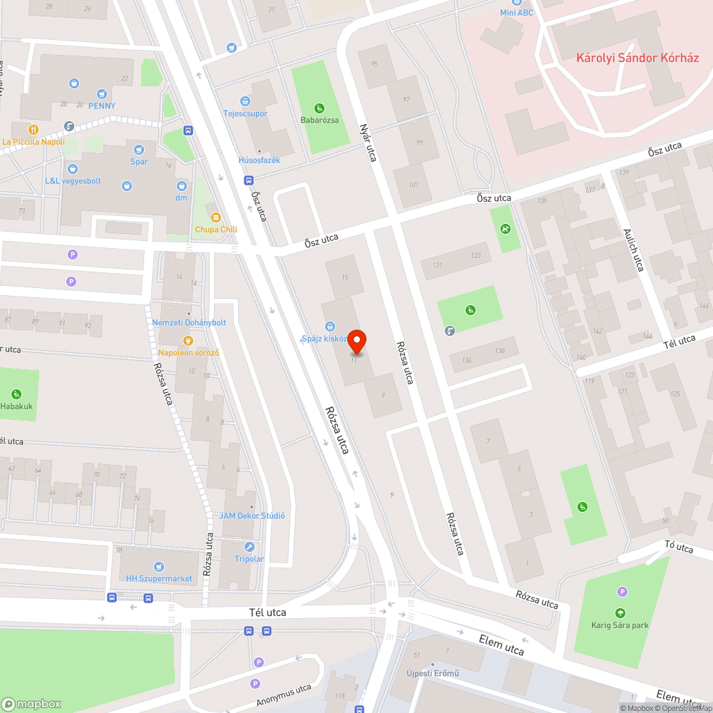 Tetem bejelentés helye