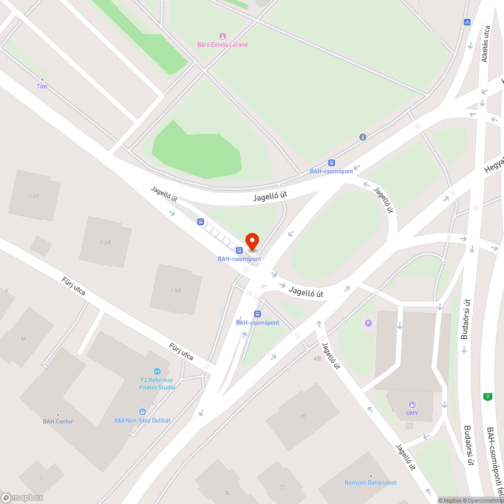 Fürj u. 1-3. nyomógomb szekrény ajtaja bejelentés helye