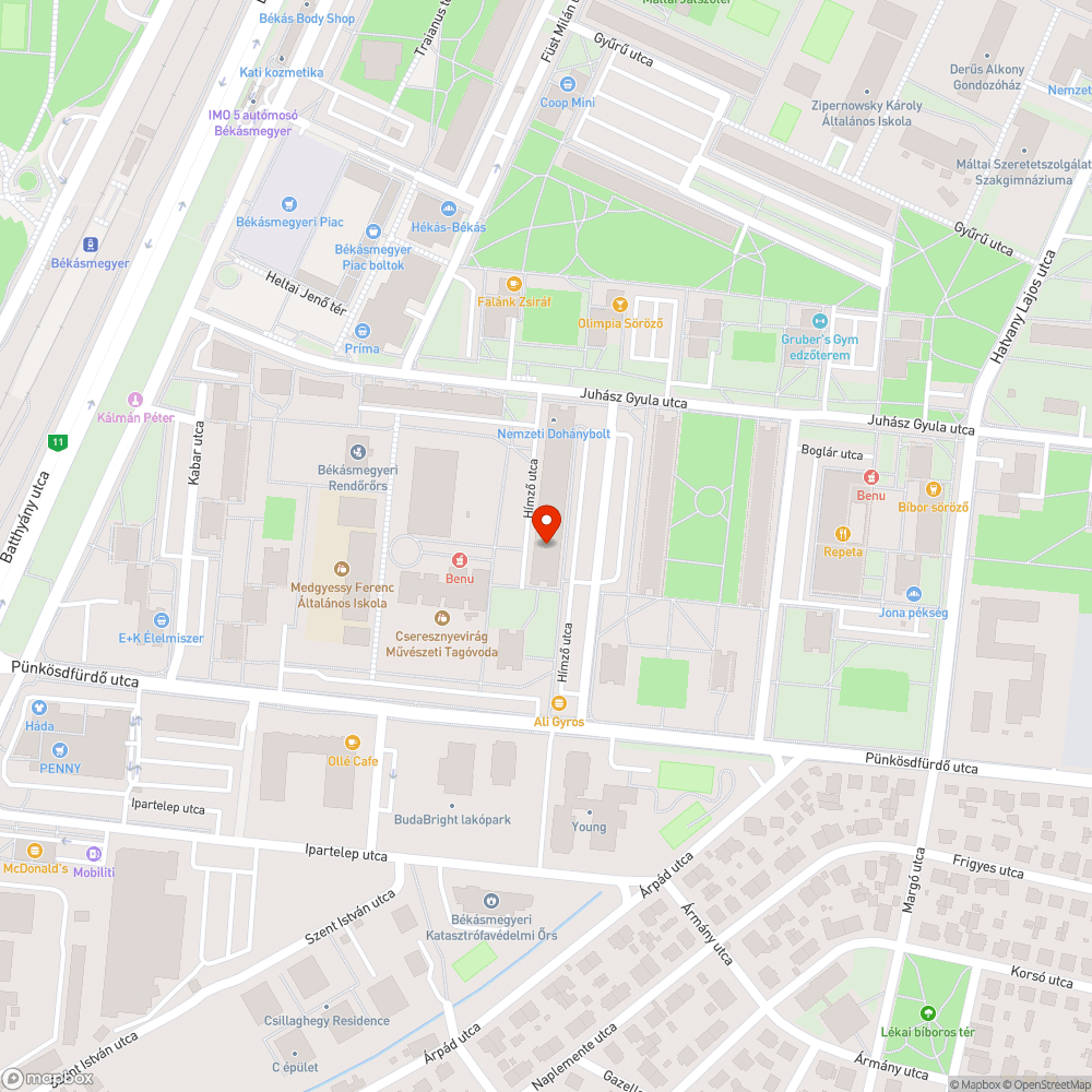 Sértő tartalmú graffiti bejelentés helye