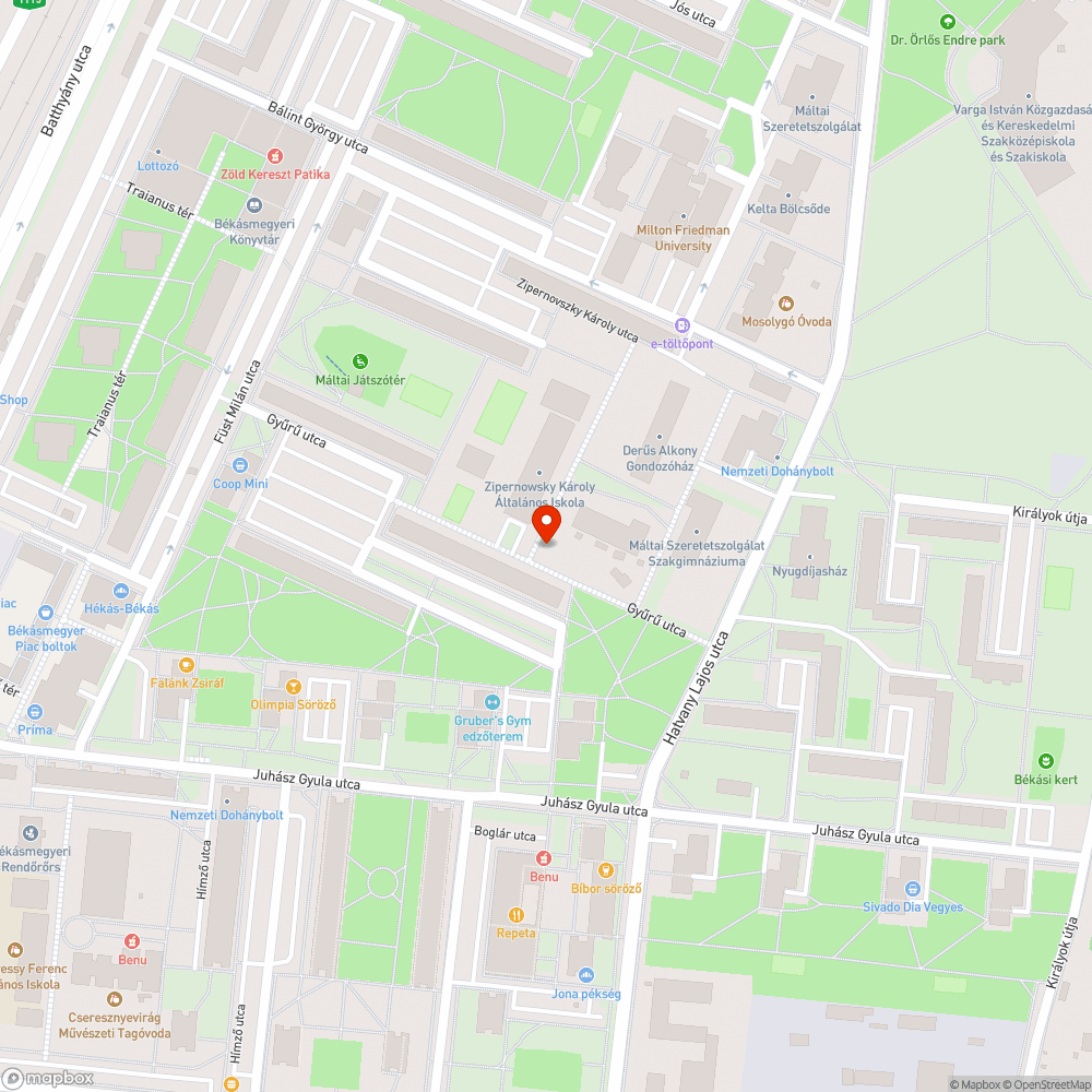 Halott fa bejelentés helye