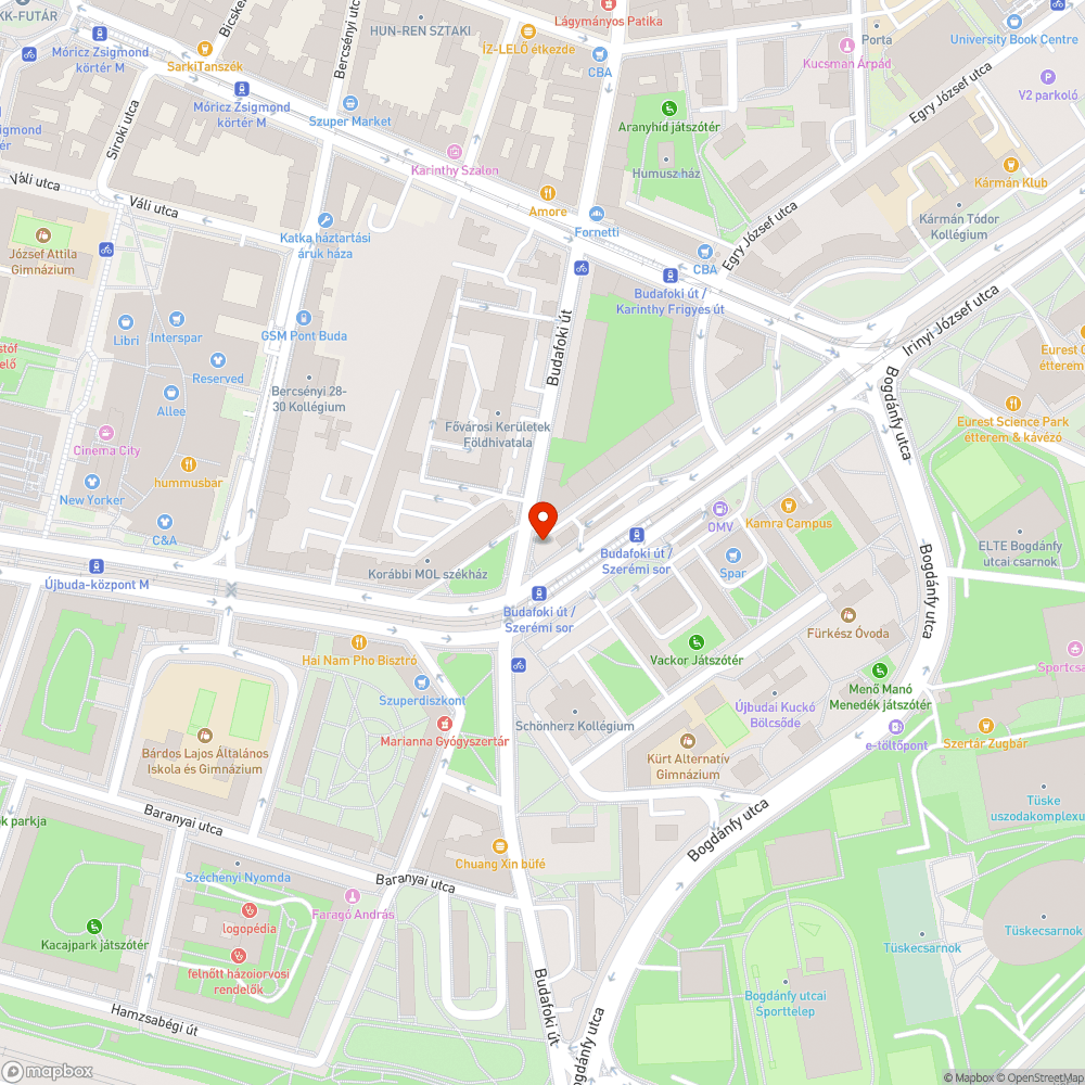 Kiszáradt fák - Csillám park bejelentés helye