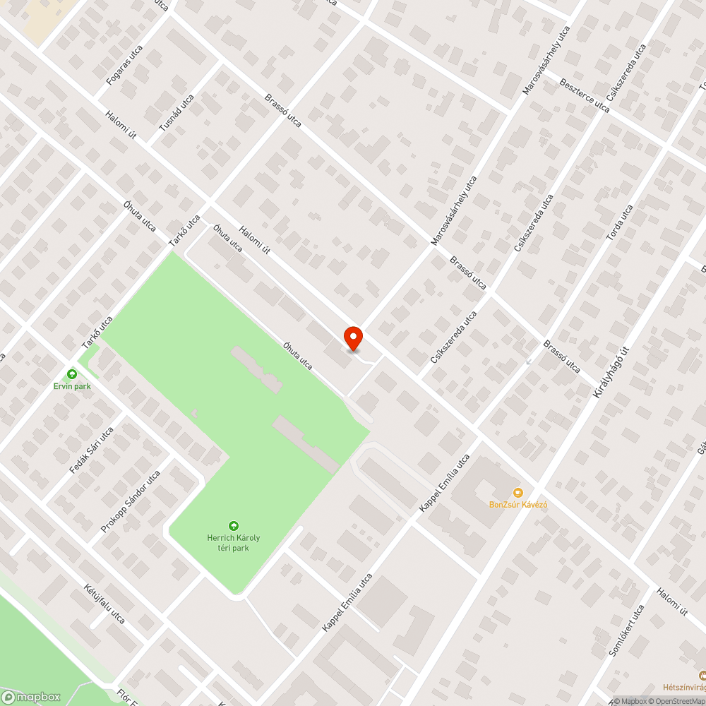 Rendszám nélküli roncs bejelentés helye