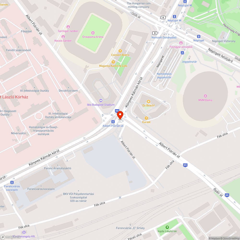 Áramütés bejelentés helye