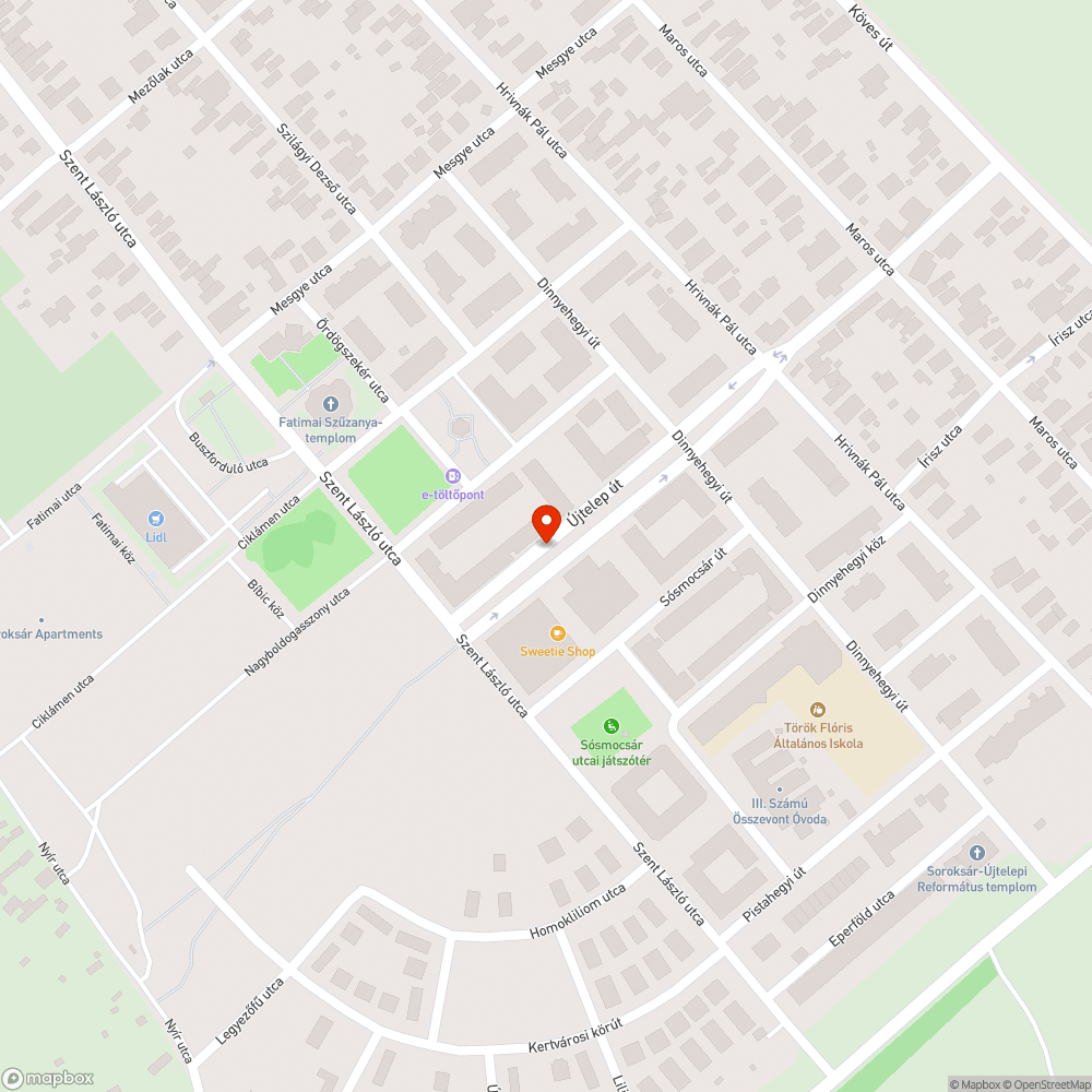 Nincsen takarítva közterület bejelentés helye