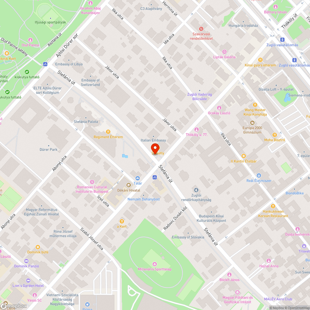 Pad darabokban bejelentés helye