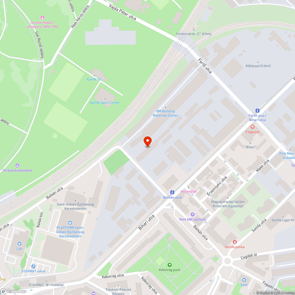 Balesetveszélyes kátyú bejelentés helye