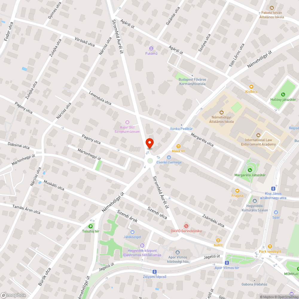 Szivárgó tűzcsap bejelentés helye