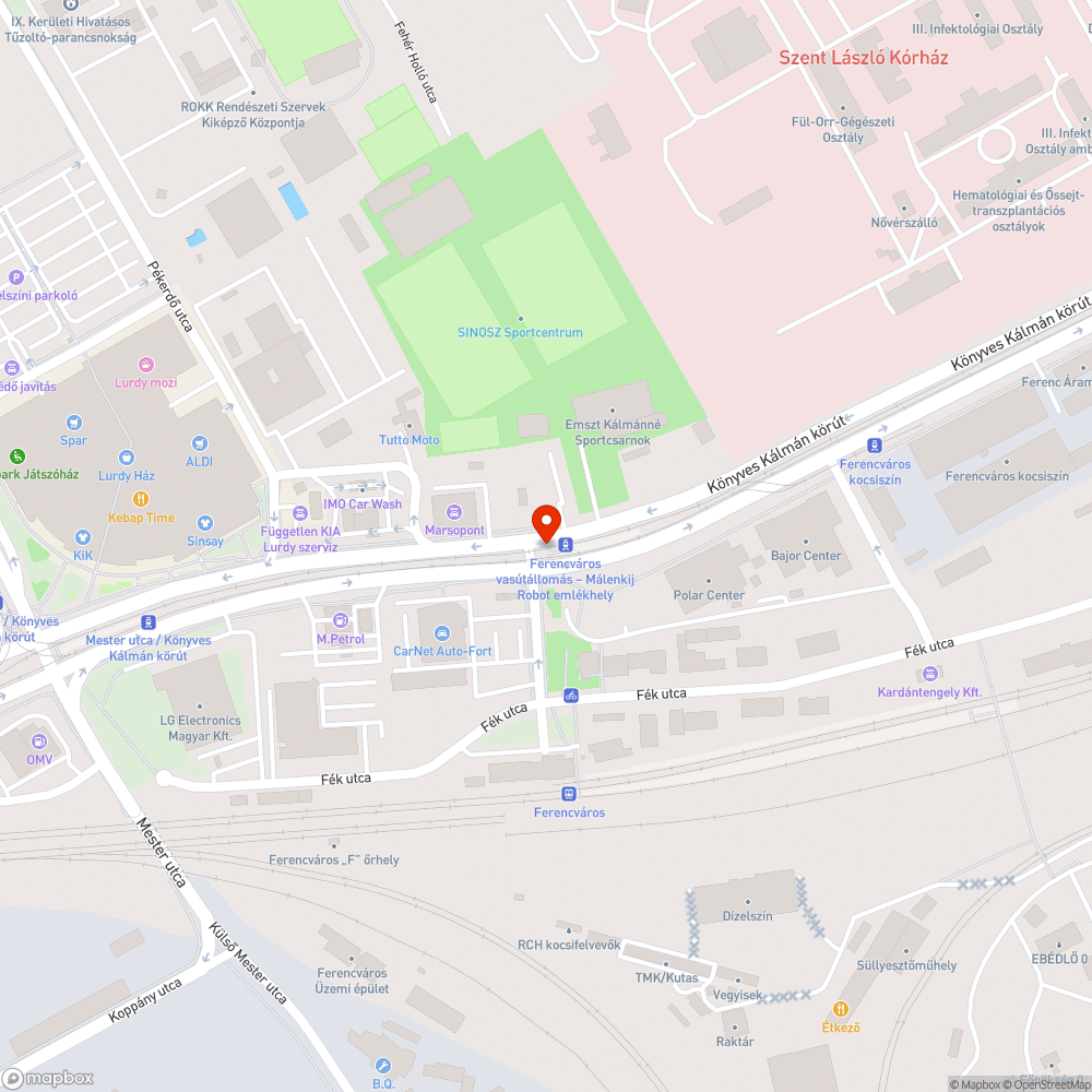 Rosszul beállított gyalogos jelzőlámpa bejelentés helye