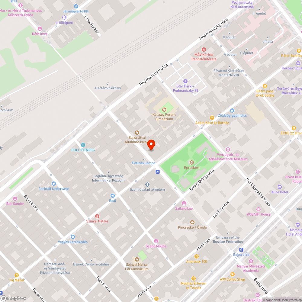 Graffiti bejelentés helye