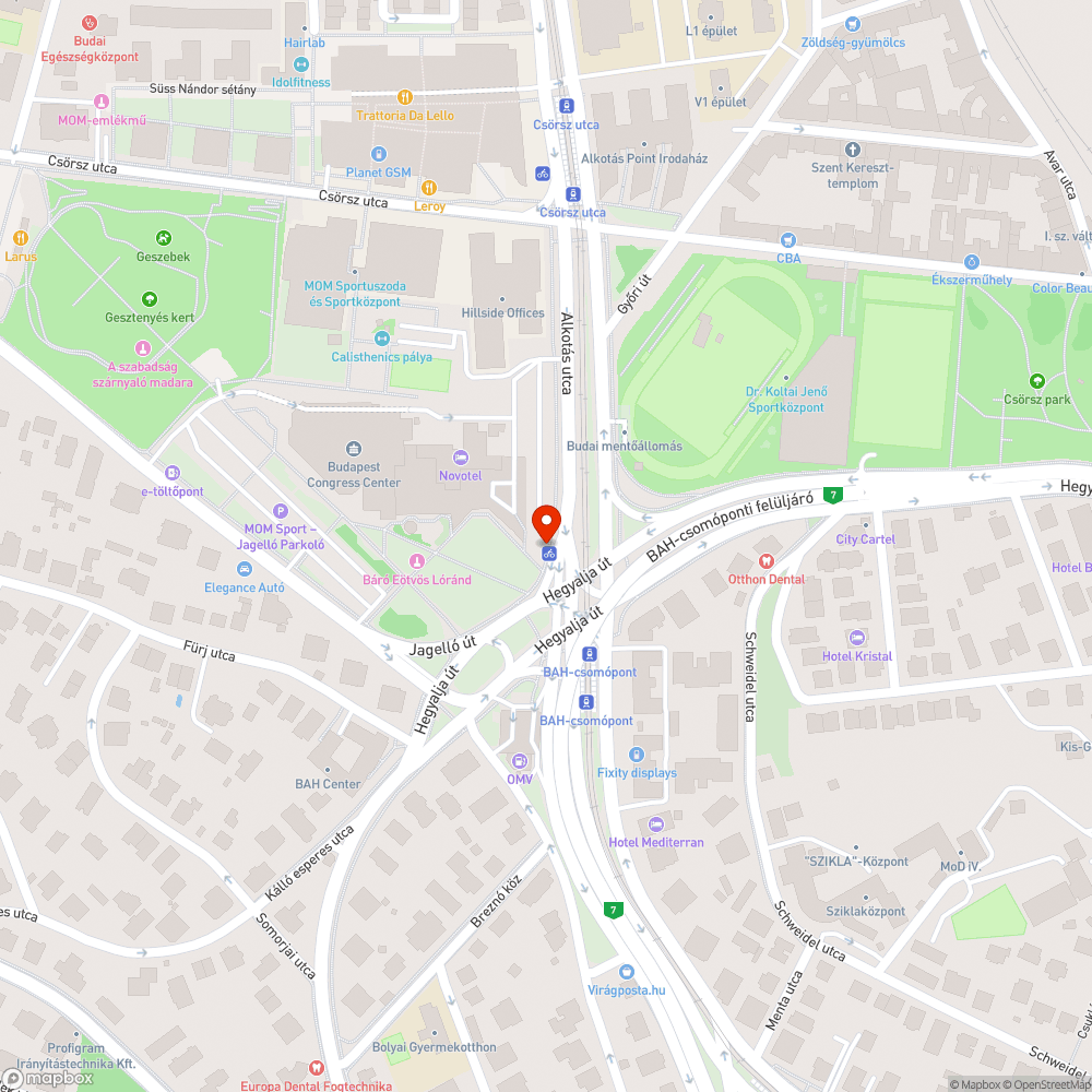 Megsüllyedt fedlap bejelentés helye