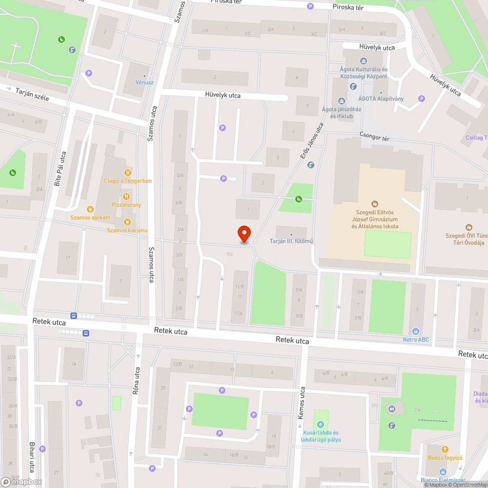 Hiányzik a szemetes - Erős J. u.11. bejelentés helye