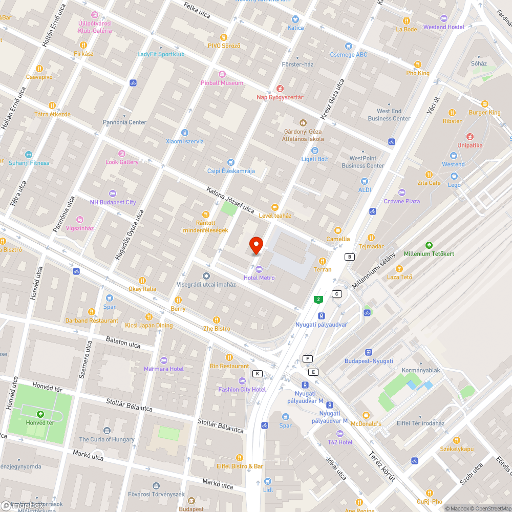 Eldugult víznyelő bejelentés helye