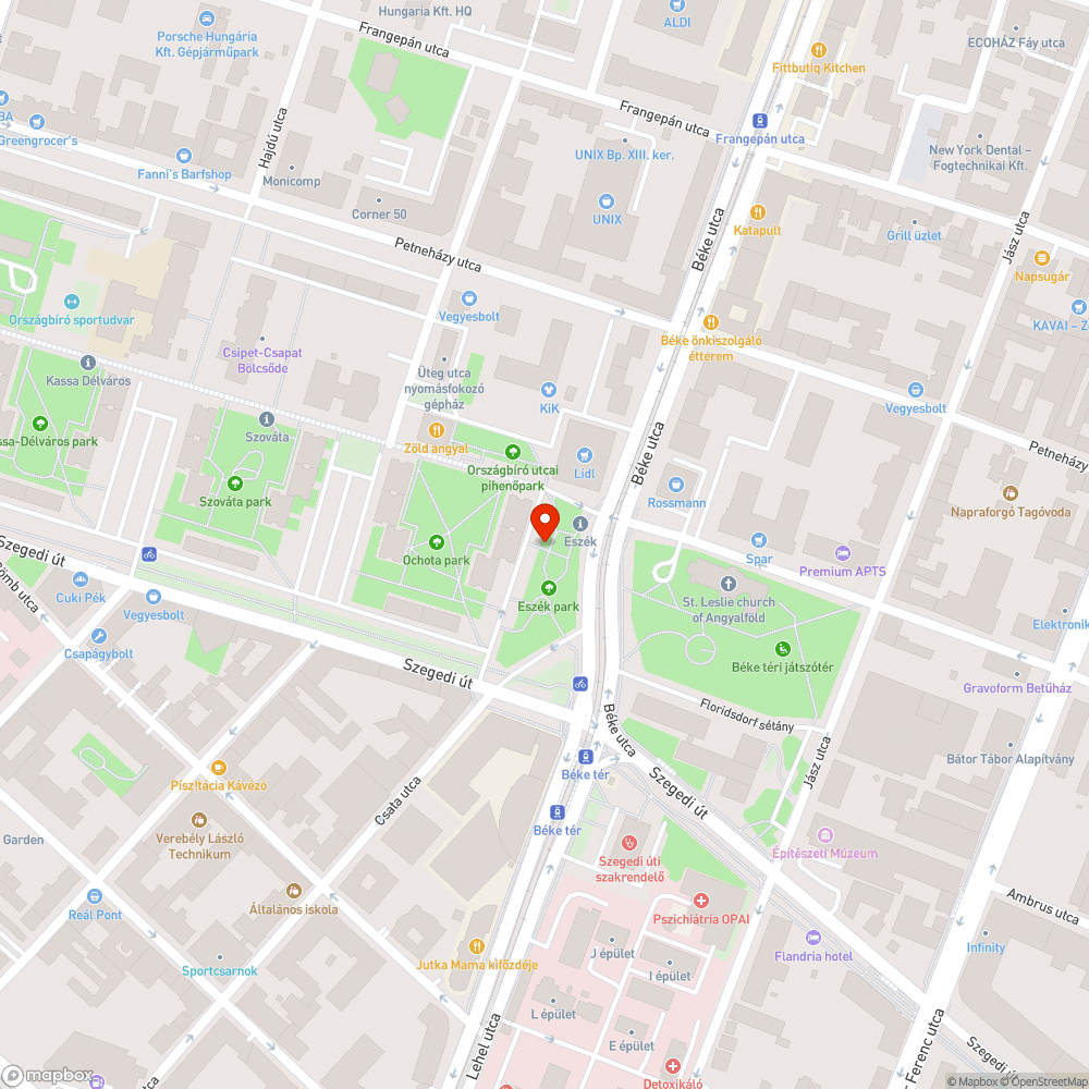 Sérült asztalok bejelentés helye