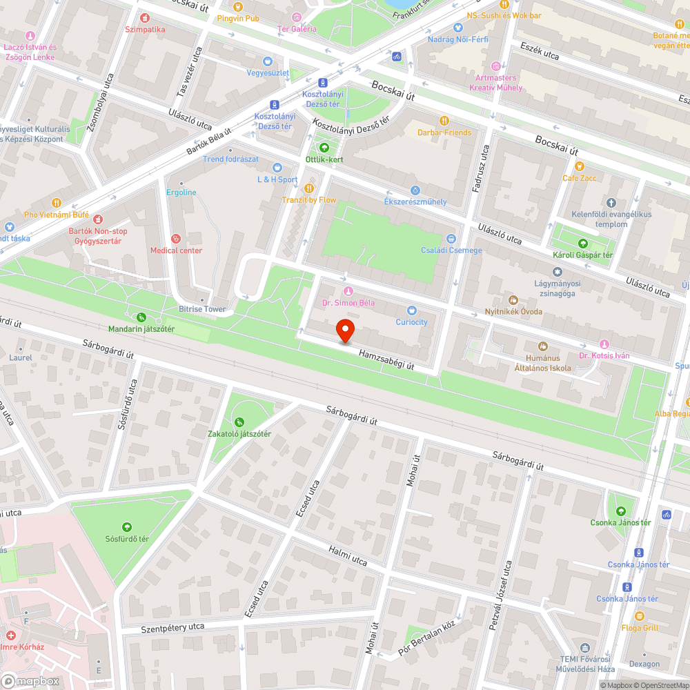 Kiszáradt fák bejelentés helye