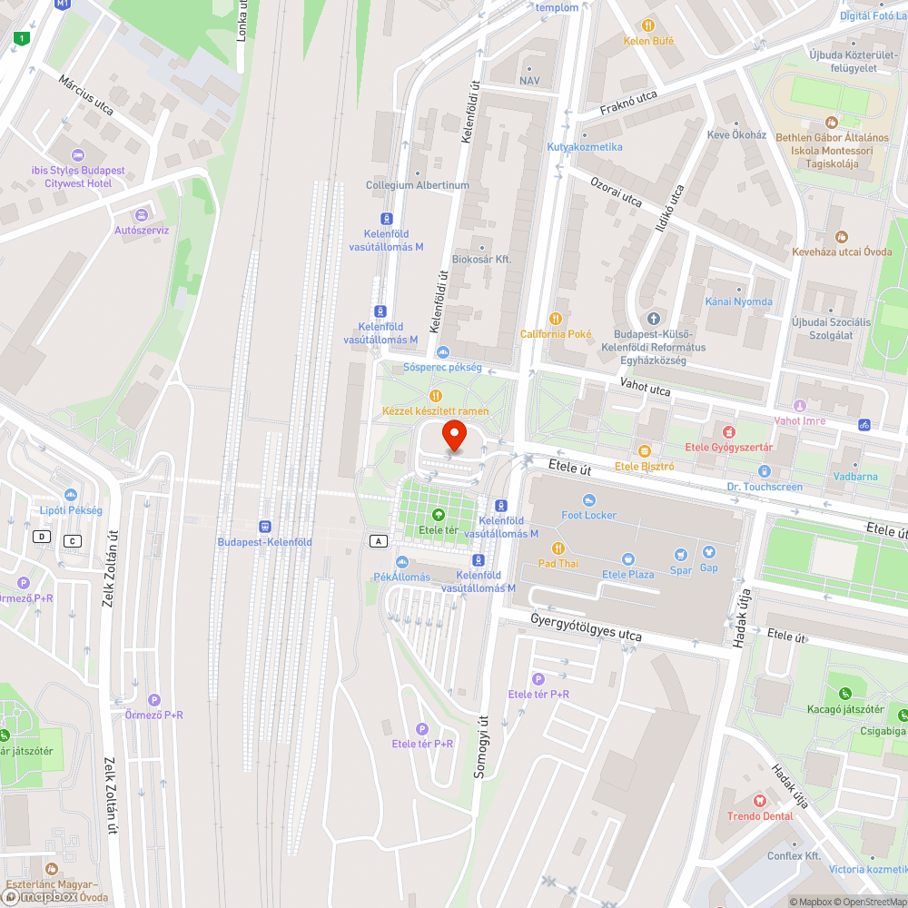 A végállomás burkolatai megsüllyedtek bejelentés helye