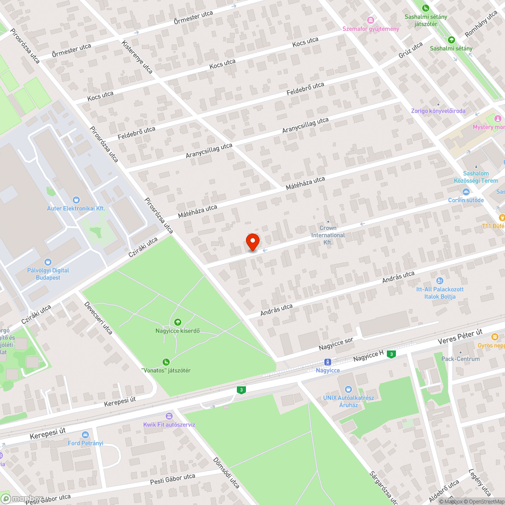 Megsüllyedt az aszfalt bejelentés helye