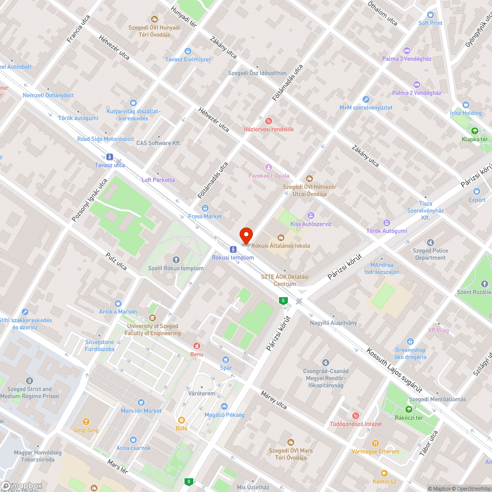 Hordalék az út szélén bejelentés helye