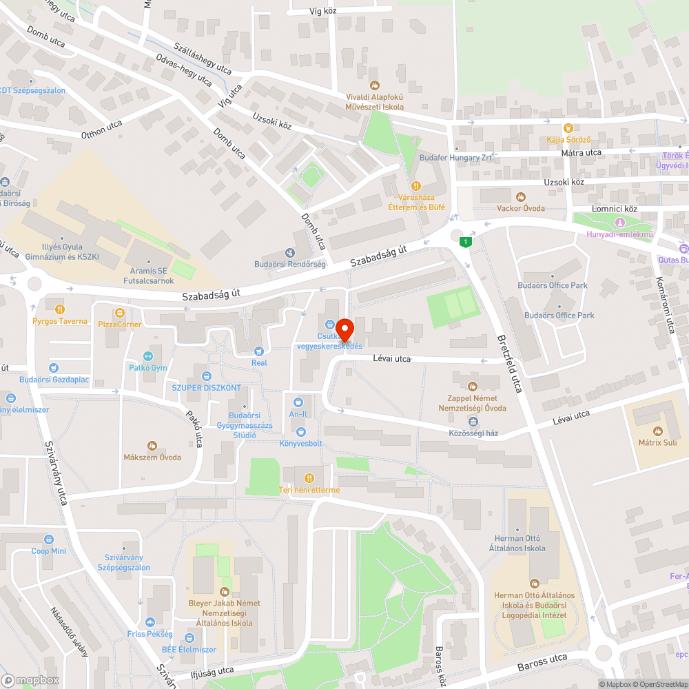 Hiányzó tábla bejelentés helye