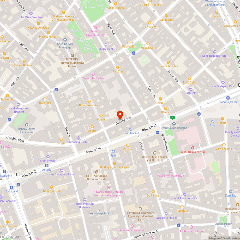 Beszakadt járda bejelentés helye