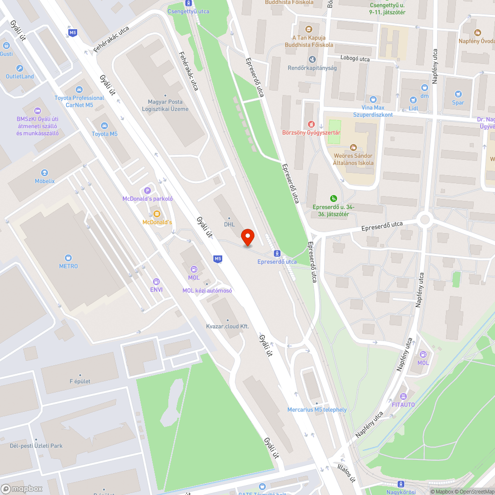 patkányok bejelentés helye