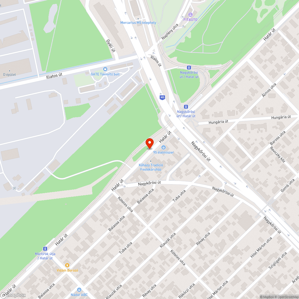 Autó alkatrész bejelentés helye