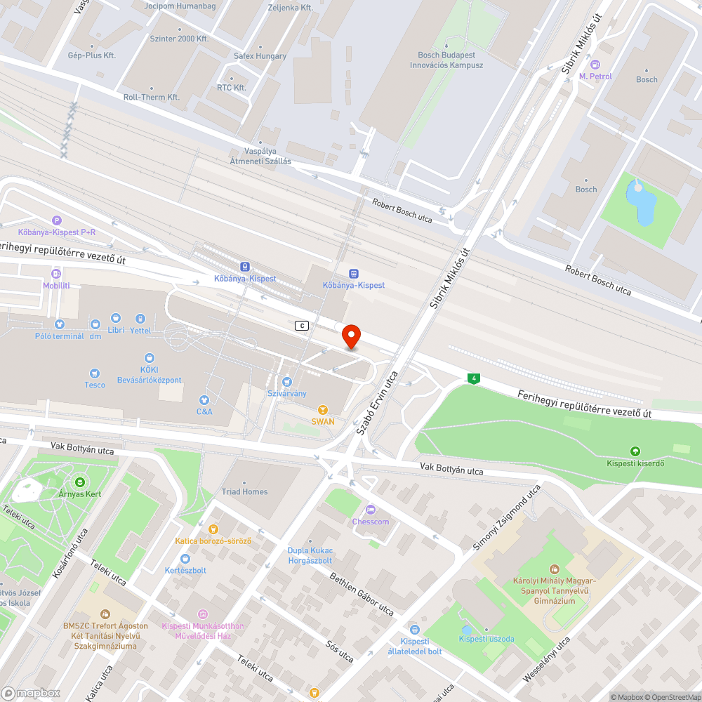 Matricázás bejelentés helye