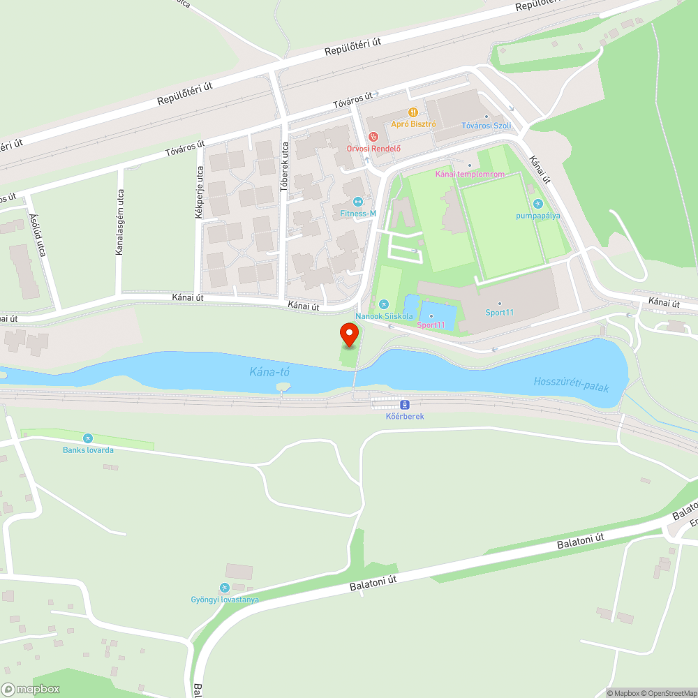 Kánai-tó játszótér mulcs bejelentés helye