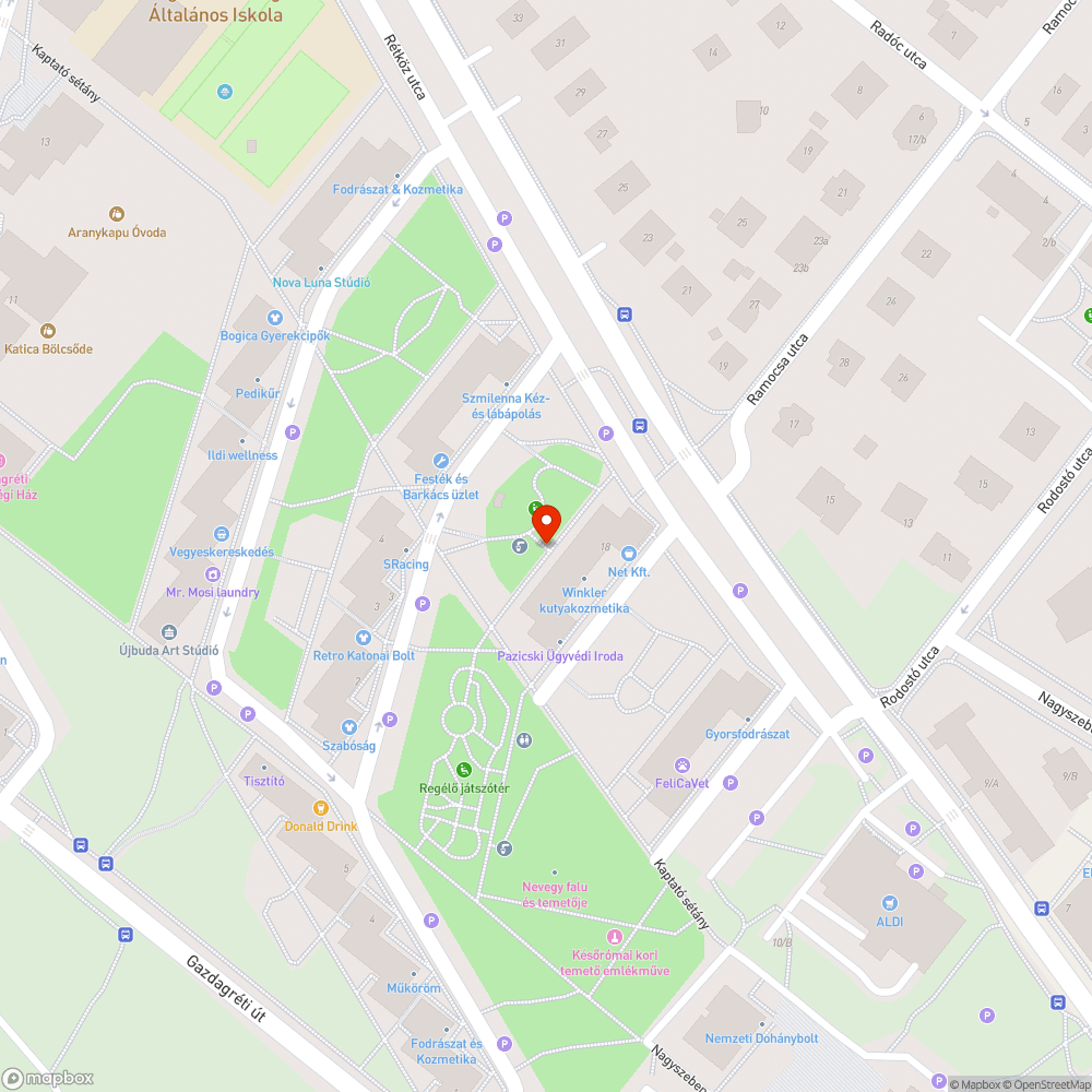 Elvarázsolt játszótér bejárat bejelentés helye