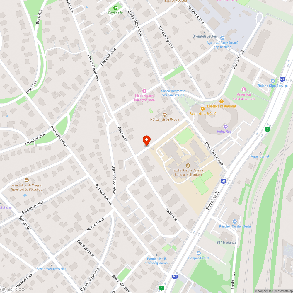 Bali Sándor utca táblák, csövek és szemét bejelentés helye