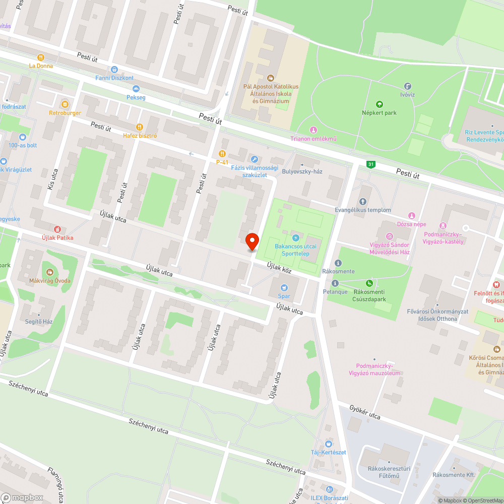 Kivéve bejelentés helye