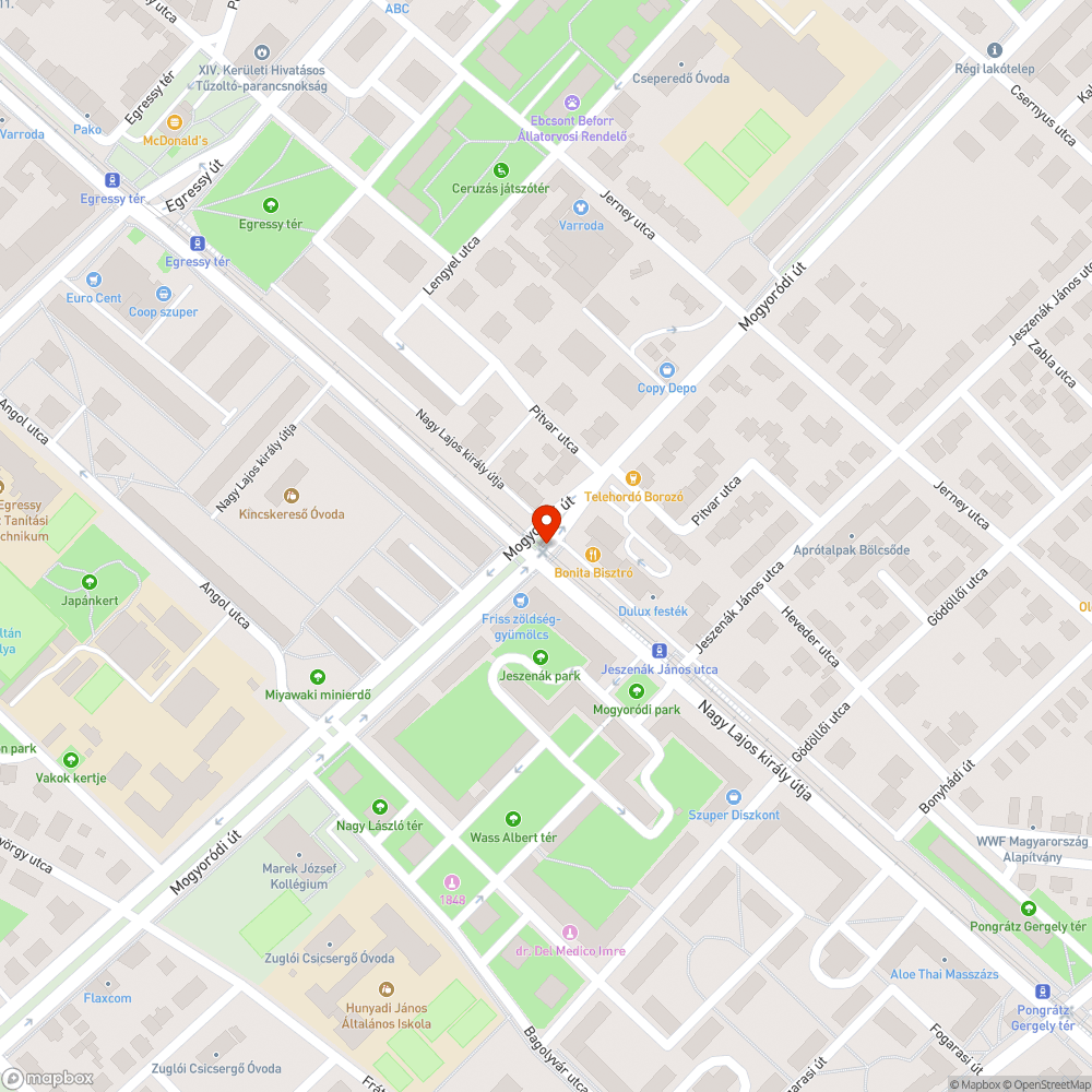 Lekopott zebrák bejelentés helye