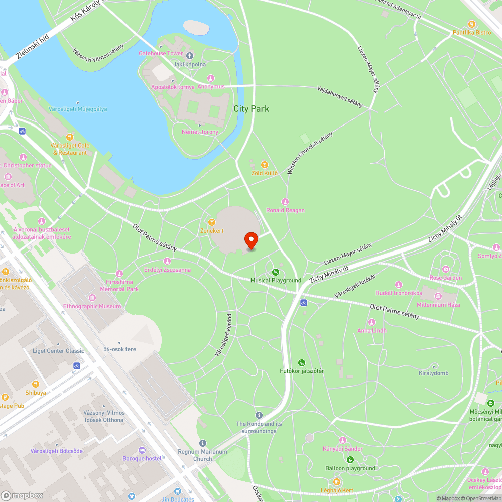 Magyar Zene Háza kiszáradt fa bejelentés helye